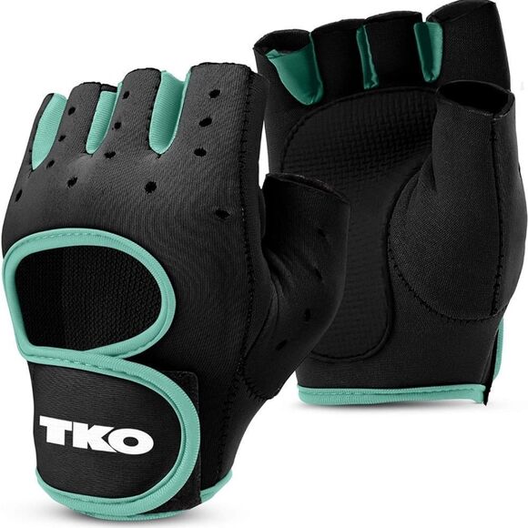TKO WORKOUT‎ GLOVES with Non-Slip Padded Grips | Neoprene Gloves with Breathable - Picture 1 of 9